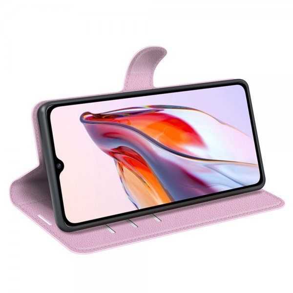 Xiaomi Redmi 12C Cover Litchi Pink