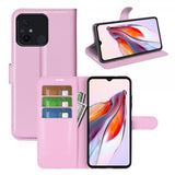 Xiaomi Redmi 12C Cover Litchi Pink