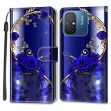 Xiaomi Redmi 12C Cover Motiv Blå Roser