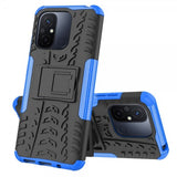 Xiaomi Redmi 12C Cover Dækmønster Stativfunktion Blå