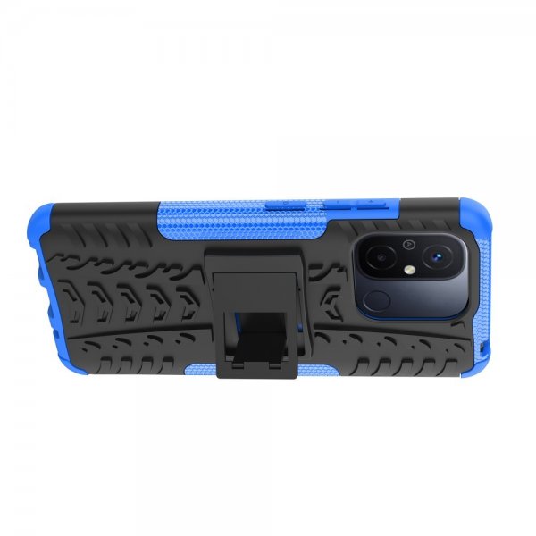Xiaomi Redmi 12C Cover Dækmønster Stativfunktion Blå