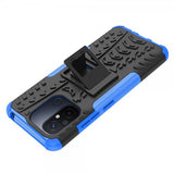 Xiaomi Redmi 12C Cover Dækmønster Stativfunktion Blå