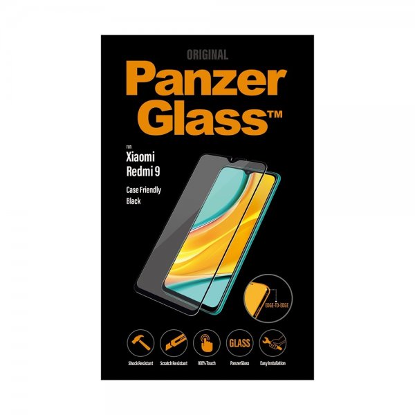 PanzerGlass Xiaomi Redmi 9 Skærmbeskyttelse Edge-to-Edge Case Friendly