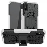 Xiaomi Redmi 9A Cover Dækmønster Stativfunktion Hvid