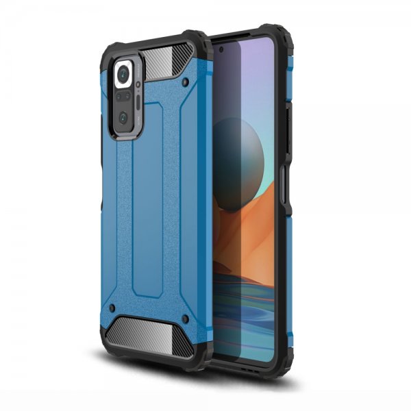 Xiaomi Redmi Note 10 Pro Cover Armor Blå