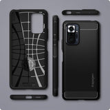 Spigen Xiaomi Redmi Note 10 Pro Cover Rugged Armor Mat Sort
