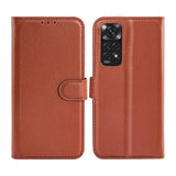 Xiaomi Redmi Note 11 Etui med Kortlomme Brun
