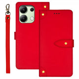 Xiaomi Redmi Note 13 4G Cover med Rem Rød