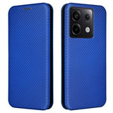 Xiaomi Redmi Note 13 5G Cover Kulfibertekstur Blå