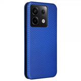 Xiaomi Redmi Note 13 5G Cover Kulfibertekstur Blå
