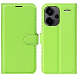 Xiaomi Redmi Note 13 Pro Plus 5G Cover Litchi Grøn