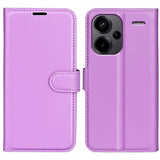 Xiaomi Redmi Note 13 Pro Plus 5G Cover Litchi Lilla