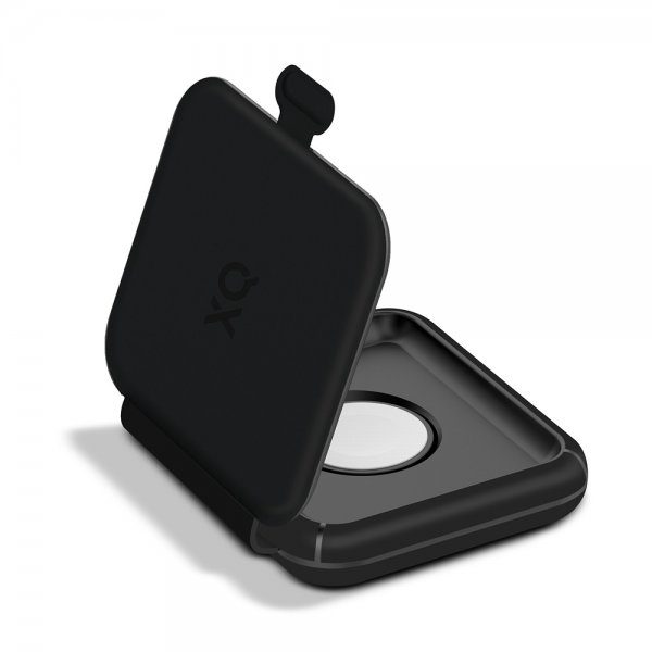 Xqisit Oplader 2-i-1 Bærbar Trådløs Oplader MagSafe