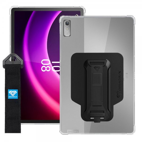 Armor-X Lenovo Tab P11 (2. generation) TB350 Cover Hjørnebeskyttelse Håndrem Støttefod X-Mount