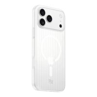 iPhone 17 Pro Max Cover Bølgeplade MagSafe Hvid