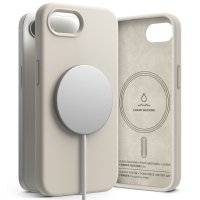 iPhone 16e/iPhone 17e Cover Silicone Magnetic Stone