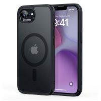 iPhone 16e/iPhone 17e Cover Classic Hybrid HaloLock Matt Sort