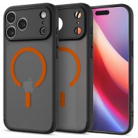 iPhone 17 Pro Max Cover Ultra Hybrid MagFit Frost Black Orange