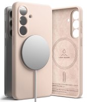 Samsung Galaxy S26 Cover Silicone Magnetic Lyserød