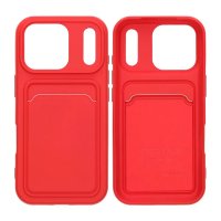 iPhone 17 Pro Cover Kortholder Rød