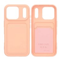 iPhone 17 Pro Cover Kortholder Lyserød