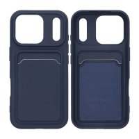 iPhone 17 Pro Cover Kortholder Blå