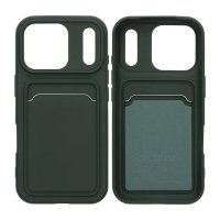 iPhone 17 Pro Cover Kortholder Grøn