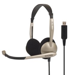 Headset CS100 On-Ear USB Guld/Sort