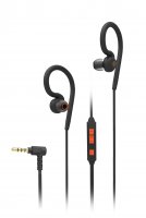 Wired hovedtelefoner sports earphone 3.5mm sort