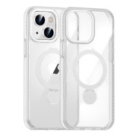 iPhone 13/iPhone 14 Cover Ring Stand MagSafe Transparent