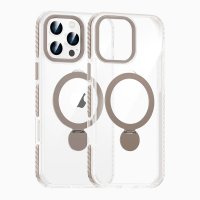 iPhone 16 Pro Cover Ring Stand MagSafe Transparent