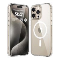 iPhone 15 Pro Cover TPU MagSafe Transparent