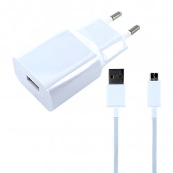 Original Quickcharger Oplader 18W med USB-C Kabel 1 m Hvid