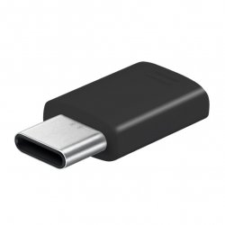 Original Adapter Type-C till Micro-USB Sort