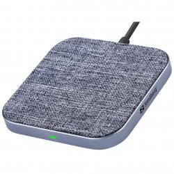 Trådløs Oplader Wireless Charger Pad 15W Sort