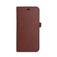 iPhone 15 Plus Etui Kortholder til 3 kort Aftageligt cover MagSeries Brun