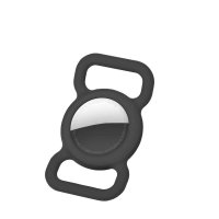 Ofkoz AirTag-holder til halsbånd Sort