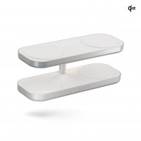 Trådløs oplader Quattro Pro 4 Qi2 MagSafe Hvid