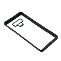 Samsung Galaxy Note 9 Skal Härdat Glas Klar Svart
