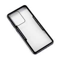 Samsung Galaxy S20 Ultra Cover Hærdet Glas Klar Sort