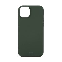 iPhone 15 Plus Cover Silicone Touch MagSeries Olive Green