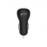 Biloplader 1xUSB 1A Sort.