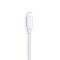 Ladekabel Lightning til USB-A 1m MFI Hvid