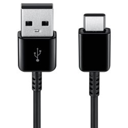 Kabel USB-A/USB Type-C 1.5m Sort