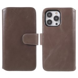 iPhone 13 Pro Max Etui Essential Leather Moose Brown