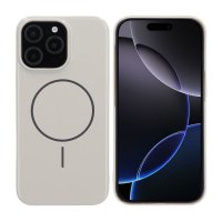 iPhone 16 Pro Max Cover TPU MagSafe Glat Hvid