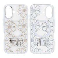 iPhone 17 Cover Mønster MagSafe Blomster