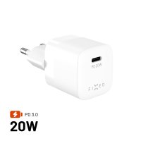 Oplader Mini PD 20W USB-C Hvid