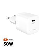 Oplader Mini PD 30W GaN USB-C Hvid