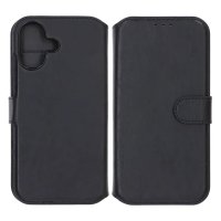 iPhone 17 Etui Kortholder til 4 kort Aftageligt cover Sort